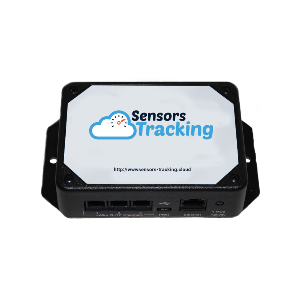 Sensors Tracking - Data Logger 3 channels Ethernet